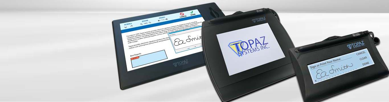 Topaz Signature Pads